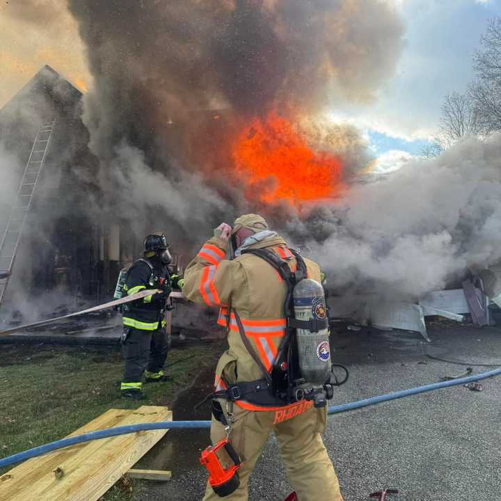 Major Fire Engulfs York County, PA Home; Two Alarms Called Major Fire Engulfs York County, PA Home; Two Alarms Called
