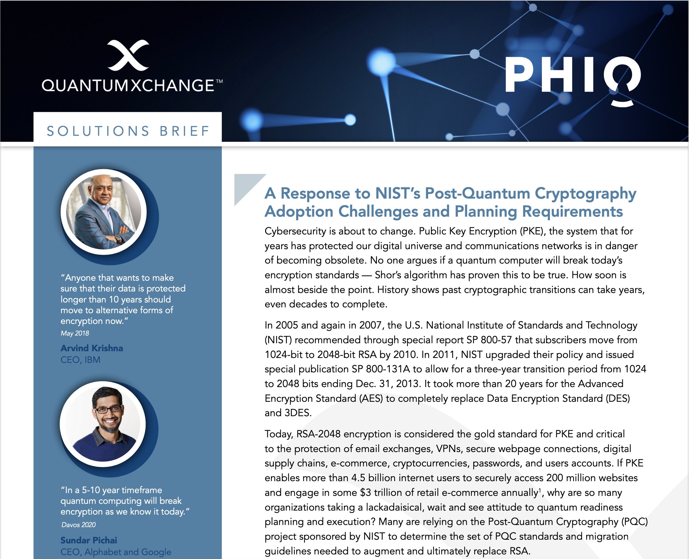 Migration Timelines And Algorithmic Standards Fuel Post-Quantum Cryptography Adoption Migration Timelines And Algorithmic Standards Fuel Post-Quantum Cryptography Adoption