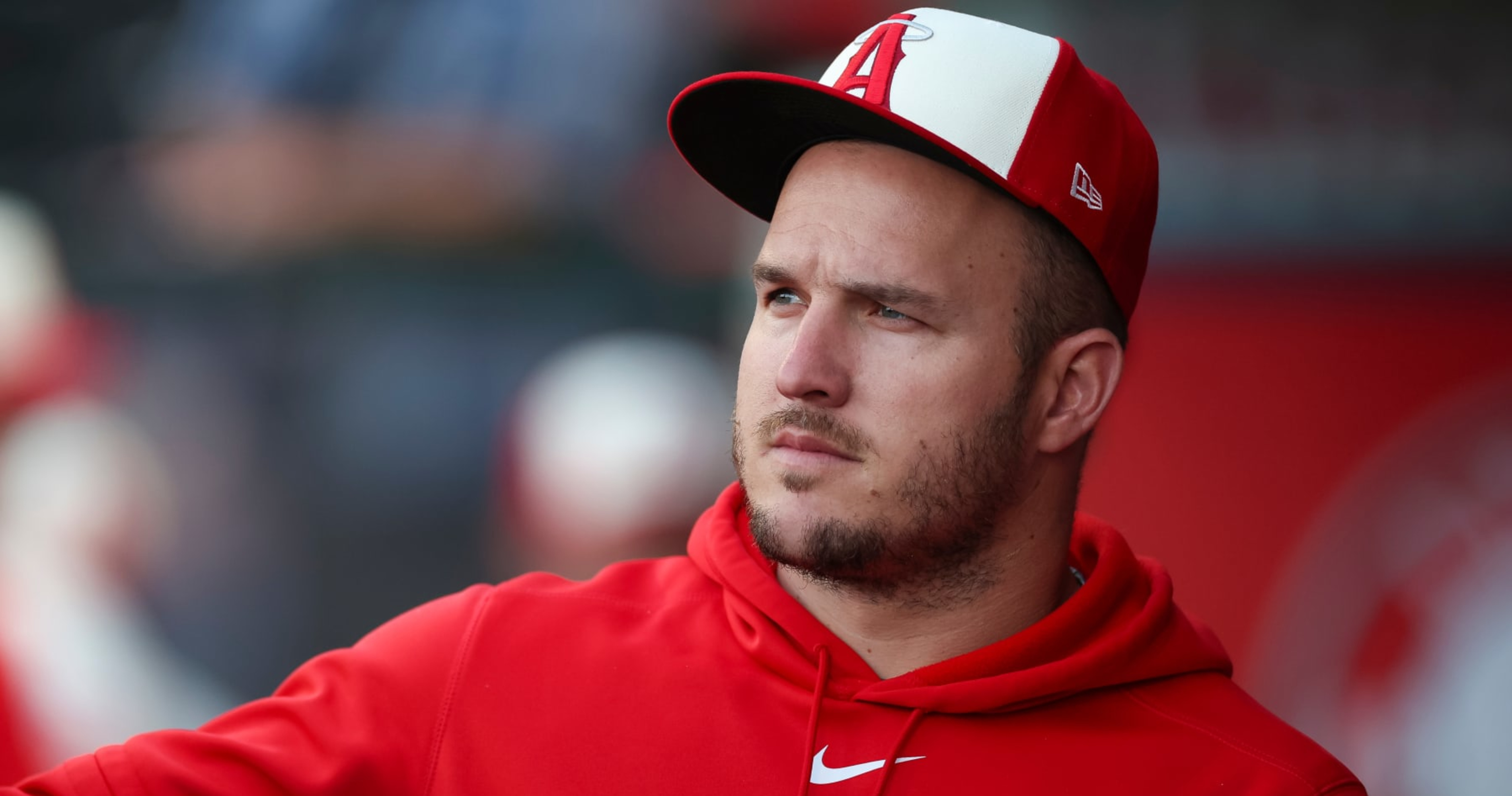 Mike Trout's Knee Soreness Sidelines Him As Angels Lose Fifth Straight Game Mike Trout's Knee Soreness Sidelines Him As Angels Lose Fifth Straight Game