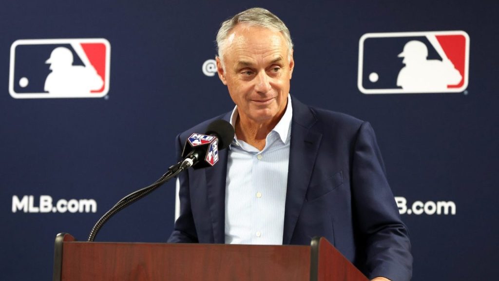 MLB Commissioner Manfred Discusses The Speedway Classic MLB Commissioner Manfred Discusses The Speedway Classic