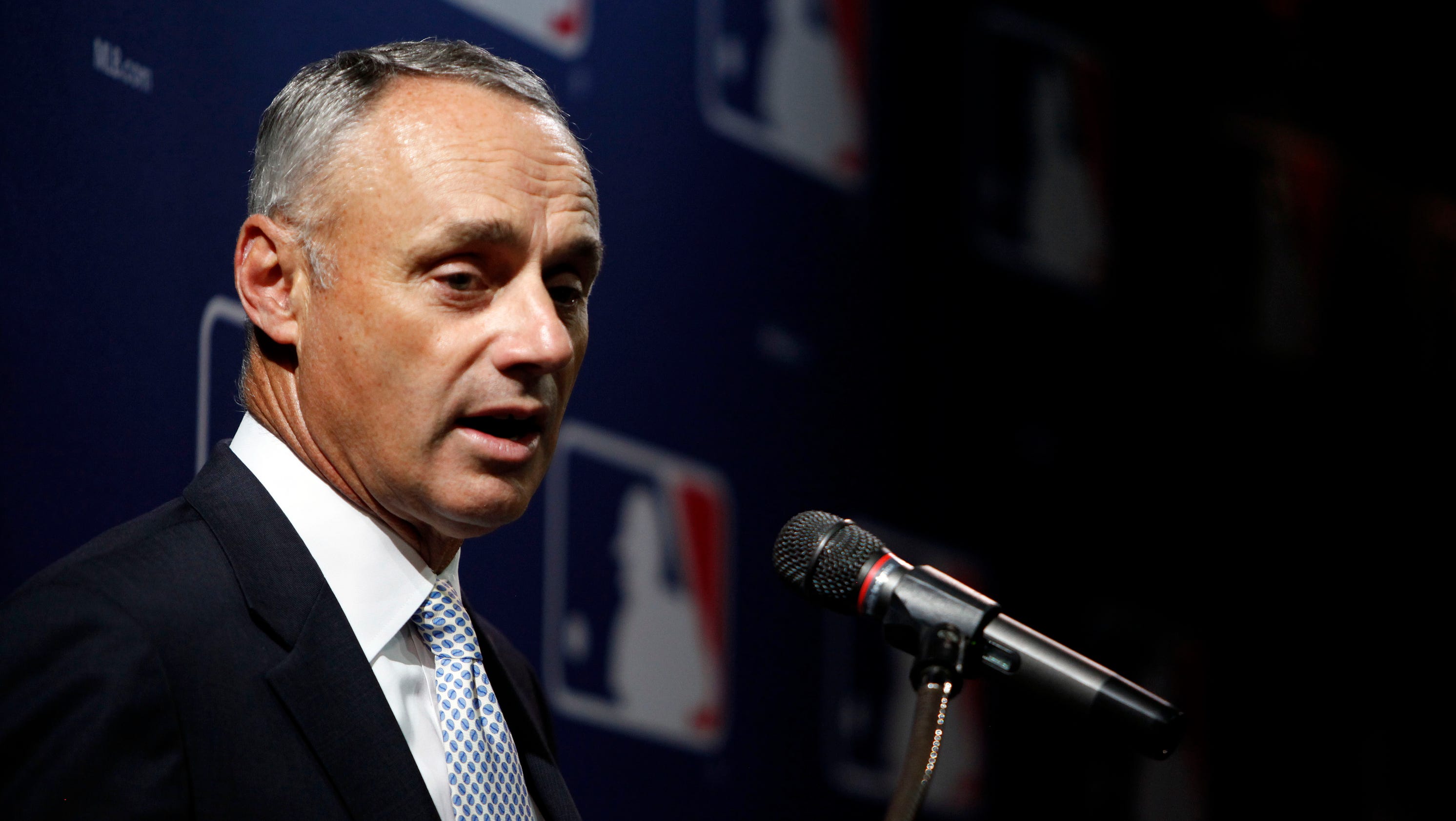 MLB Commissioner Rob Manfred On The Speedway Classic: A Discussion MLB Commissioner Rob Manfred On The Speedway Classic: A Discussion