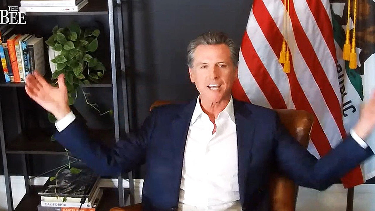 Newsom's Bannon Podcast Interview Draws Sharp Republican Criticism Newsom's Bannon Podcast Interview Draws Sharp Republican Criticism