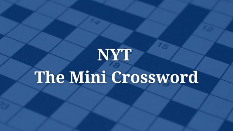 NYT Mini Crossword Answers And Clues For May 13, 2025 NYT Mini Crossword Answers And Clues For May 13, 2025