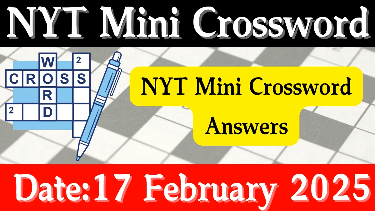 NYT Mini Crossword Solutions For March 18, 2025 NYT Mini Crossword Solutions For March 18, 2025