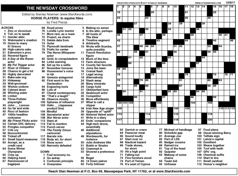 NYT Mini Crossword Sunday May 11: Hints And Solutions NYT Mini Crossword Sunday May 11: Hints And Solutions