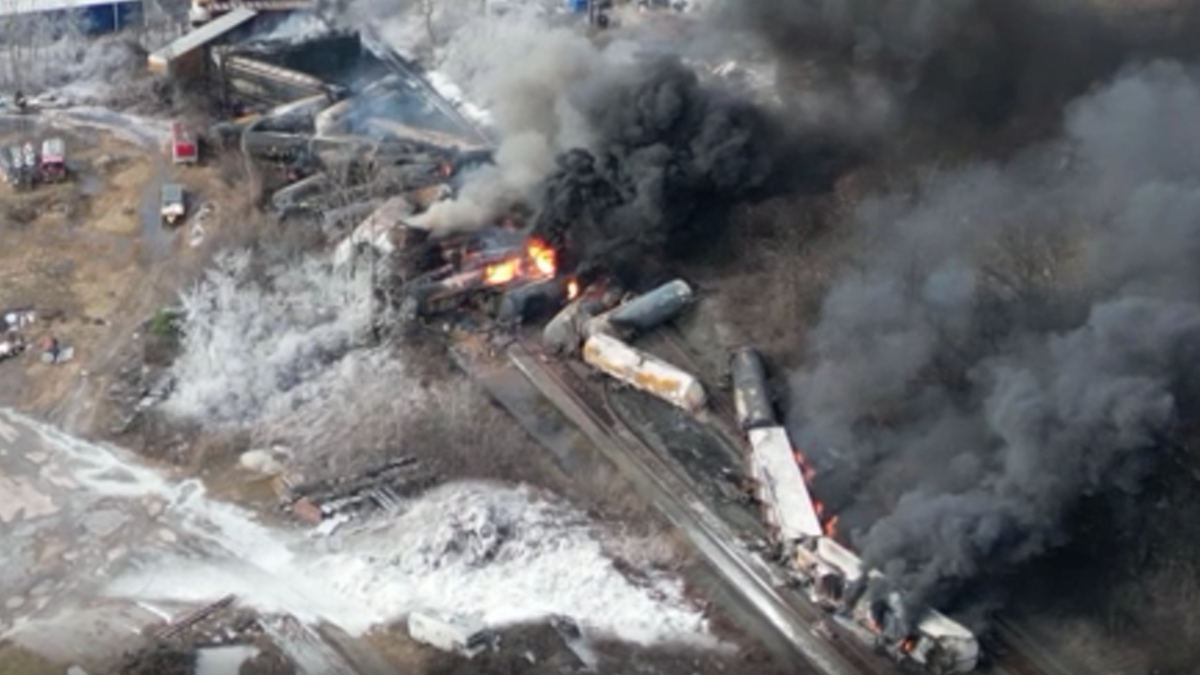 Ohio Train Derailment: Lingering Toxic Chemicals In Buildings Ohio Train Derailment: Lingering Toxic Chemicals In Buildings
