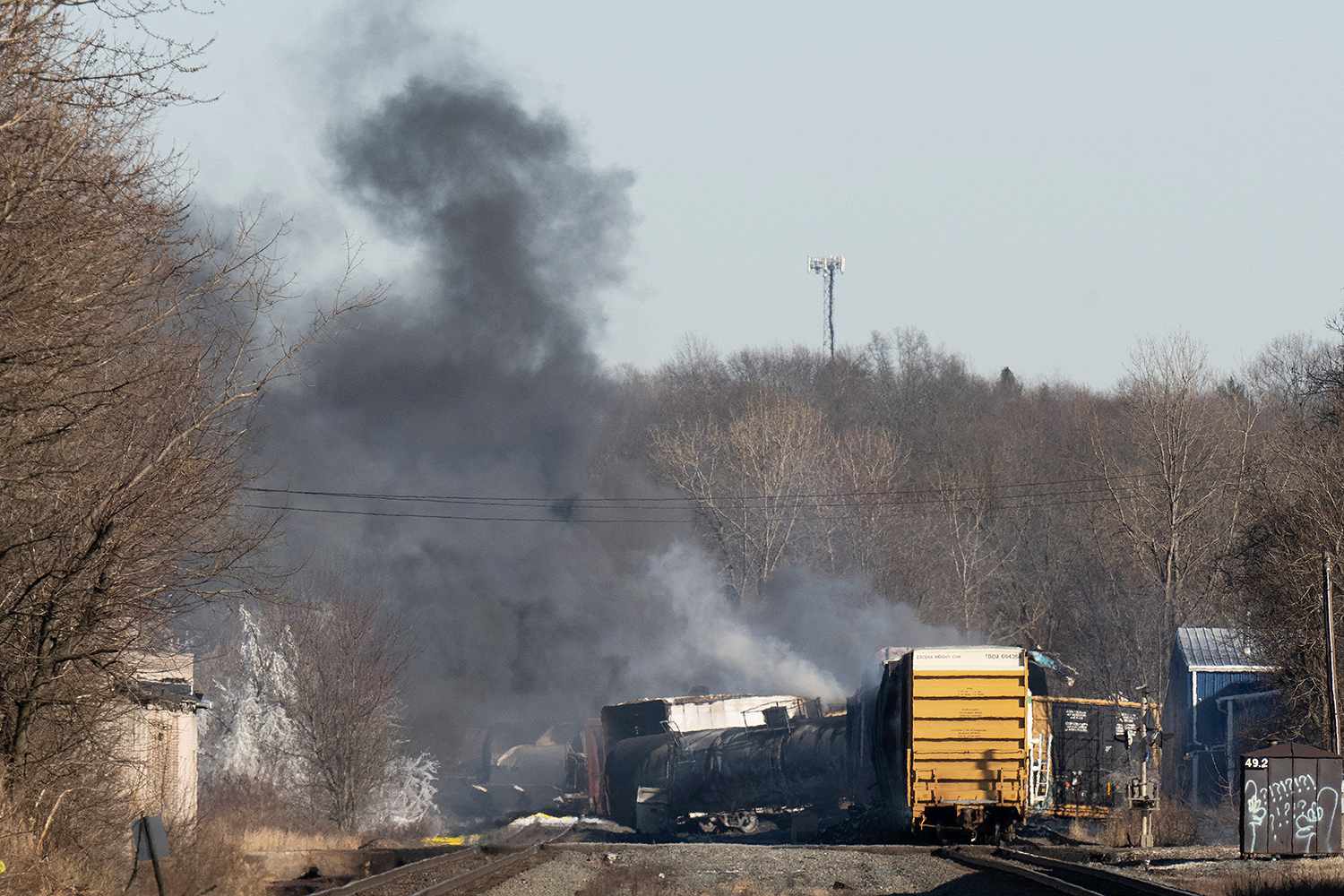 Ohio Train Derailment: Toxic Chemical Lingering In Buildings Months Later Ohio Train Derailment: Toxic Chemical Lingering In Buildings Months Later