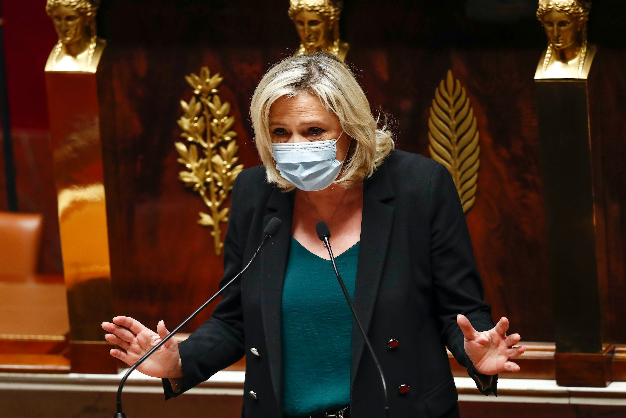 Political Decision? Le Pen Addresses Conviction At Paris Gathering Political Decision? Le Pen Addresses Conviction At Paris Gathering