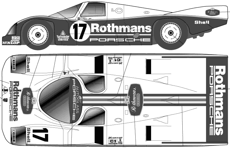 Porsche 956'nın Tavan Sergisinin Teknik Ve Estetik Açıklamaları Porsche 956'nın Tavan Sergisinin Teknik Ve Estetik Açıklamaları