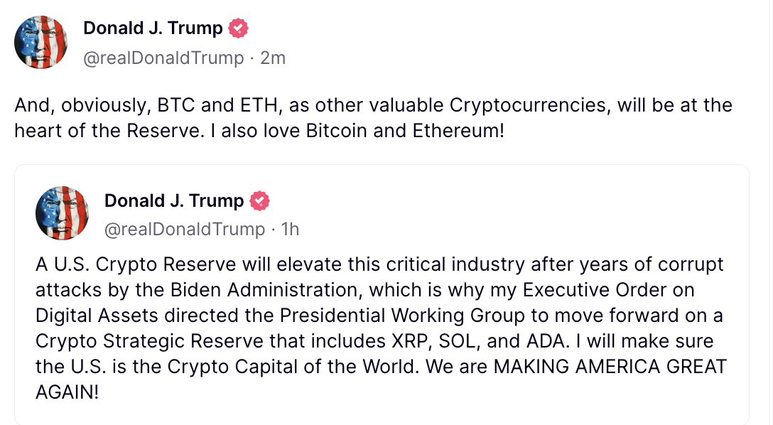 President's Post Sparks XRP Rally: Analyzing The Trump-Ripple Connection President's Post Sparks XRP Rally: Analyzing The Trump-Ripple Connection