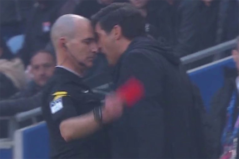 Referee Clash Leads To Sanctions For Lyon Coach Paulo Fonseca Referee Clash Leads To Sanctions For Lyon Coach Paulo Fonseca