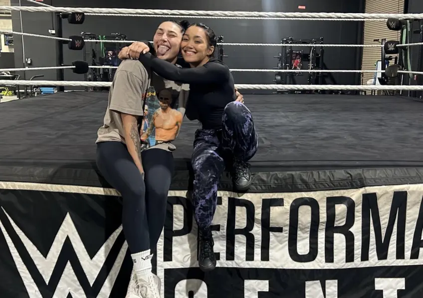 Rhea Ripley And Roxanne Perez: 2025 Money In The Bank Ladder Match Qualification Rhea Ripley And Roxanne Perez: 2025 Money In The Bank Ladder Match Qualification