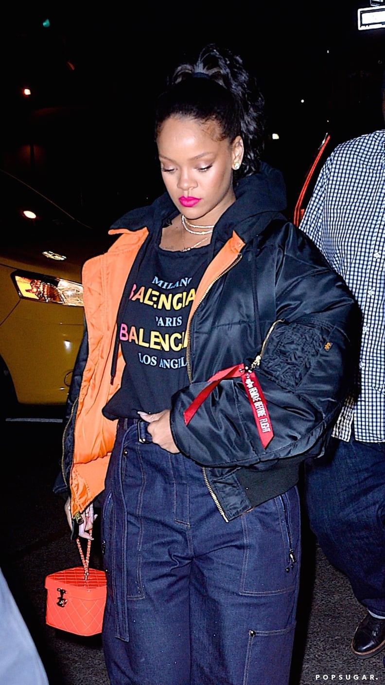 Rihanna's Show-Stopping Engagement Ring And Red Heel Combination Rihanna's Show-Stopping Engagement Ring And Red Heel Combination