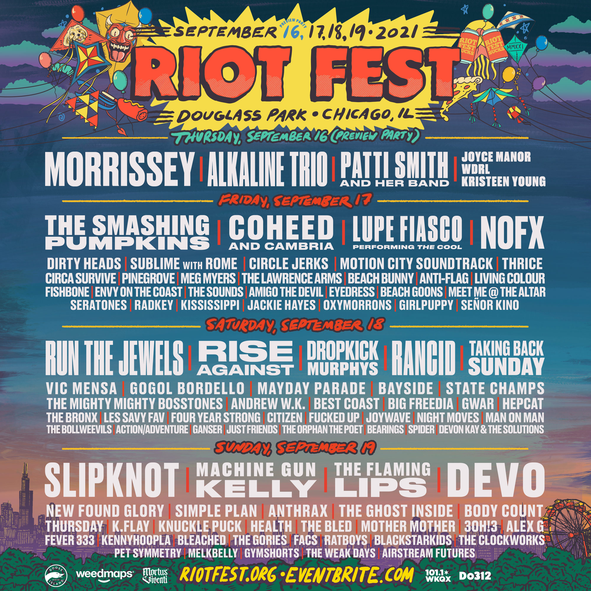Riot Fest 2025: Green Day, Weezer And More Confirmed Riot Fest 2025: Green Day, Weezer And More Confirmed