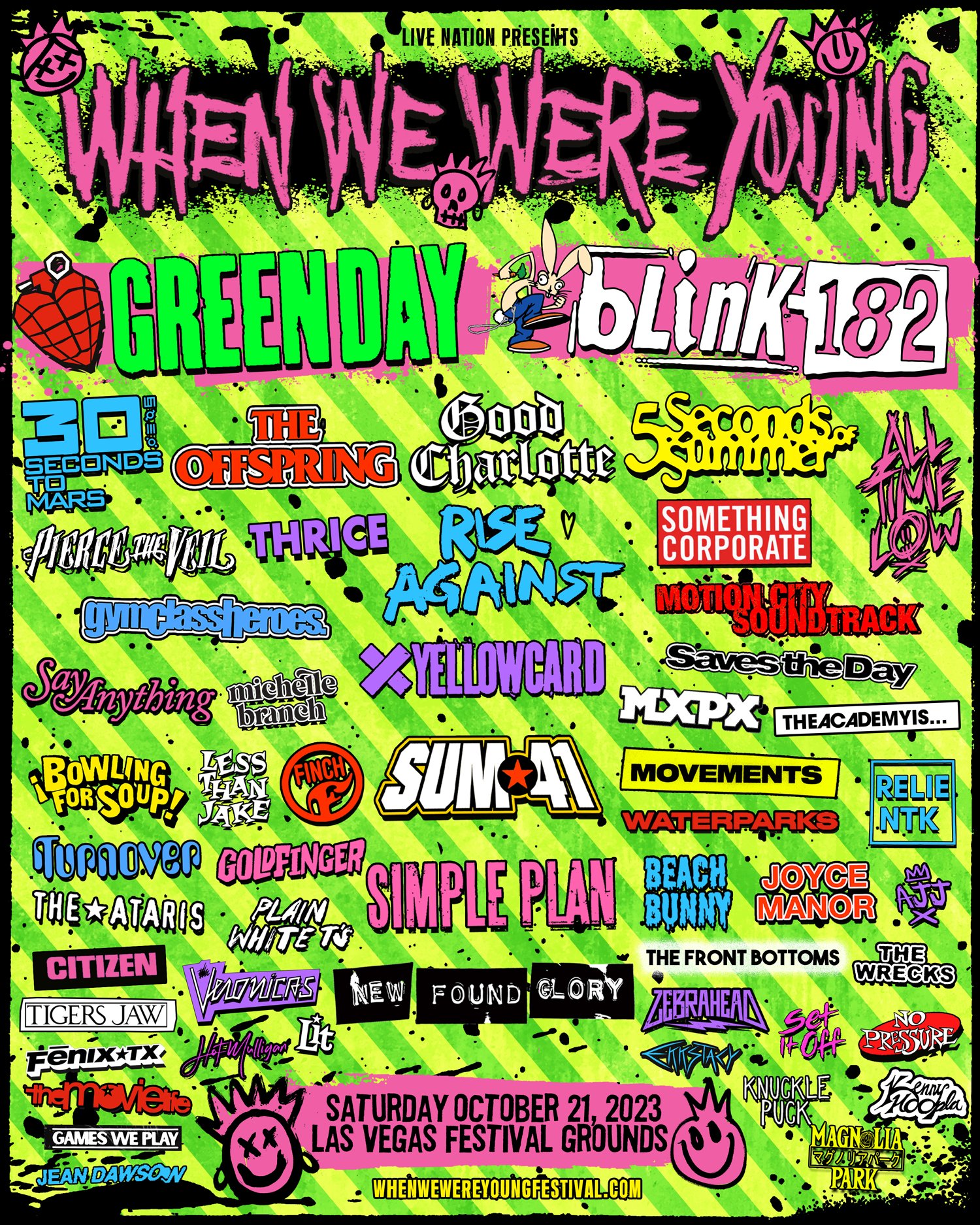 Riot Fest 2025 Lineup: Green Day, Blink-182, And Weird Al Yankovic Lead The Charge Riot Fest 2025 Lineup: Green Day, Blink-182, And Weird Al Yankovic Lead The Charge