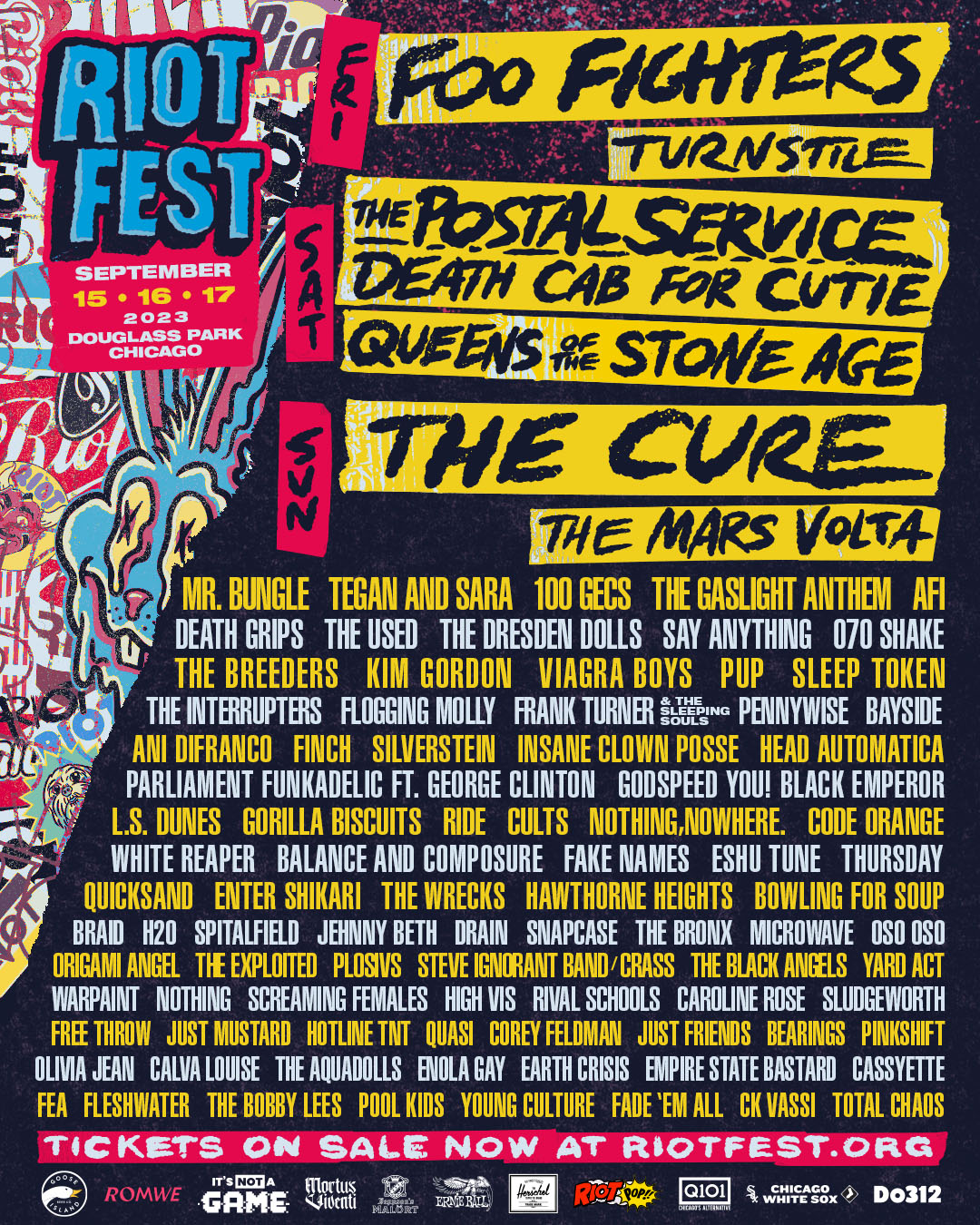 Riot Fest 2025 Lineup: Green Day, Weezer Headline Riot Fest 2025 Lineup: Green Day, Weezer Headline