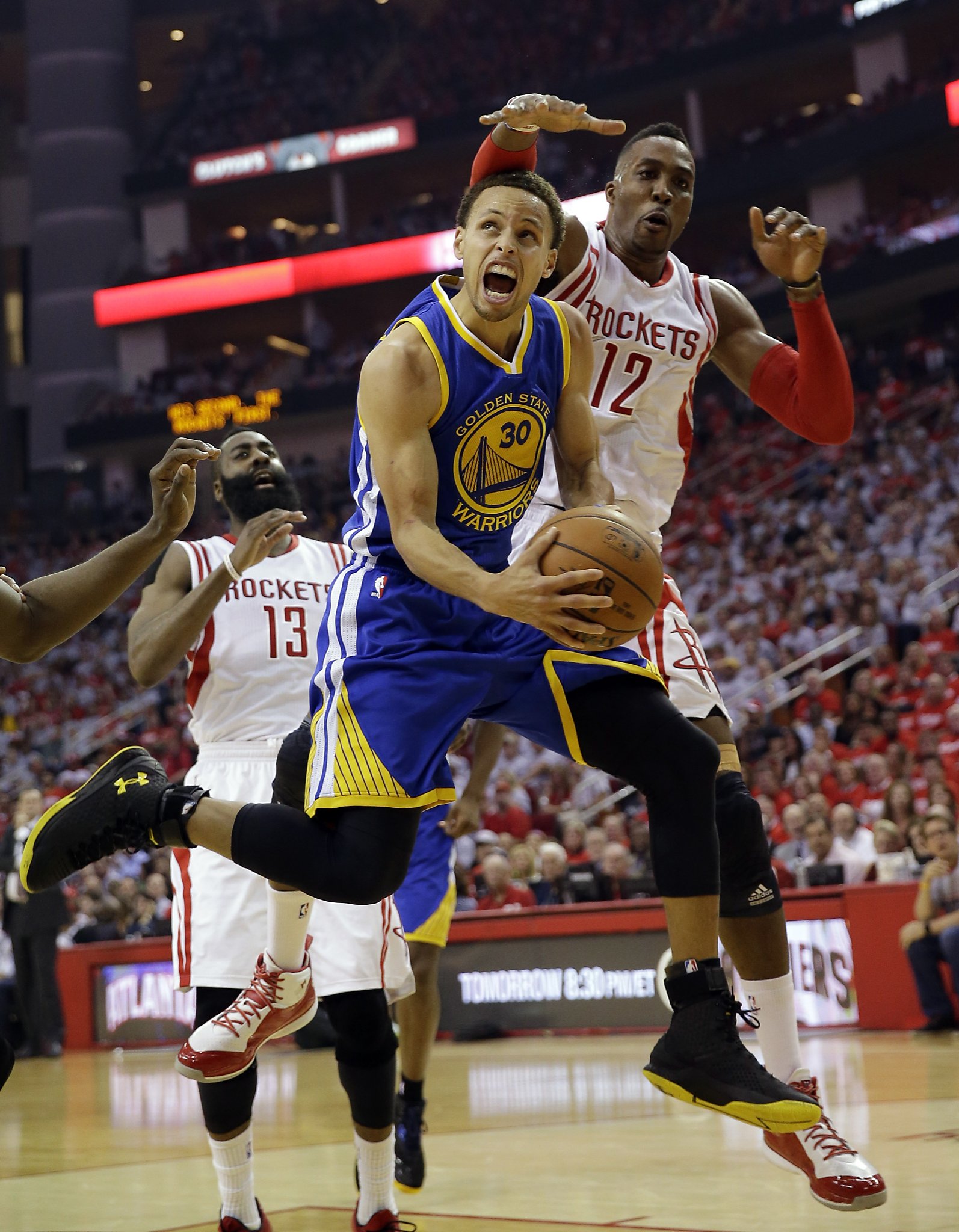 Rockets Fall To Warriors In Tense Game 4, Trail 3-1 Rockets Fall To Warriors In Tense Game 4, Trail 3-1