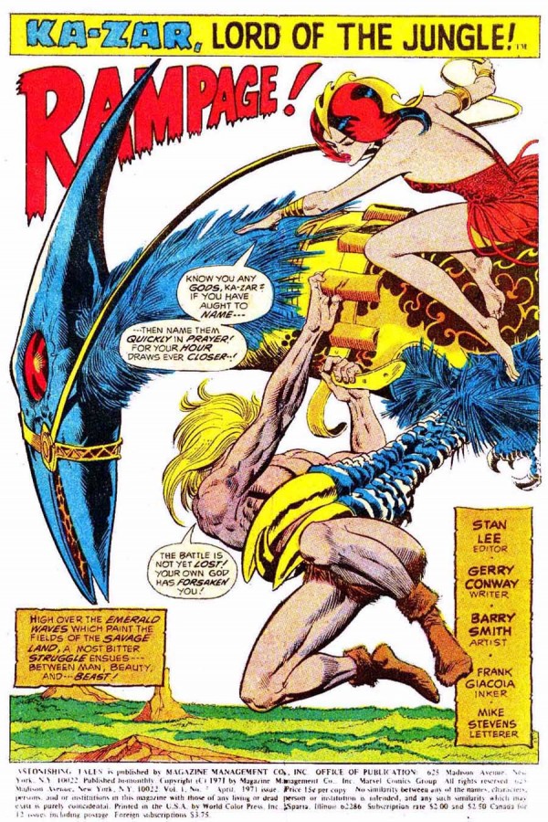 Rogue Comic Book Preview: Ka-Zar In Trouble In Savage Land #2 Rogue Comic Book Preview: Ka-Zar In Trouble In Savage Land #2