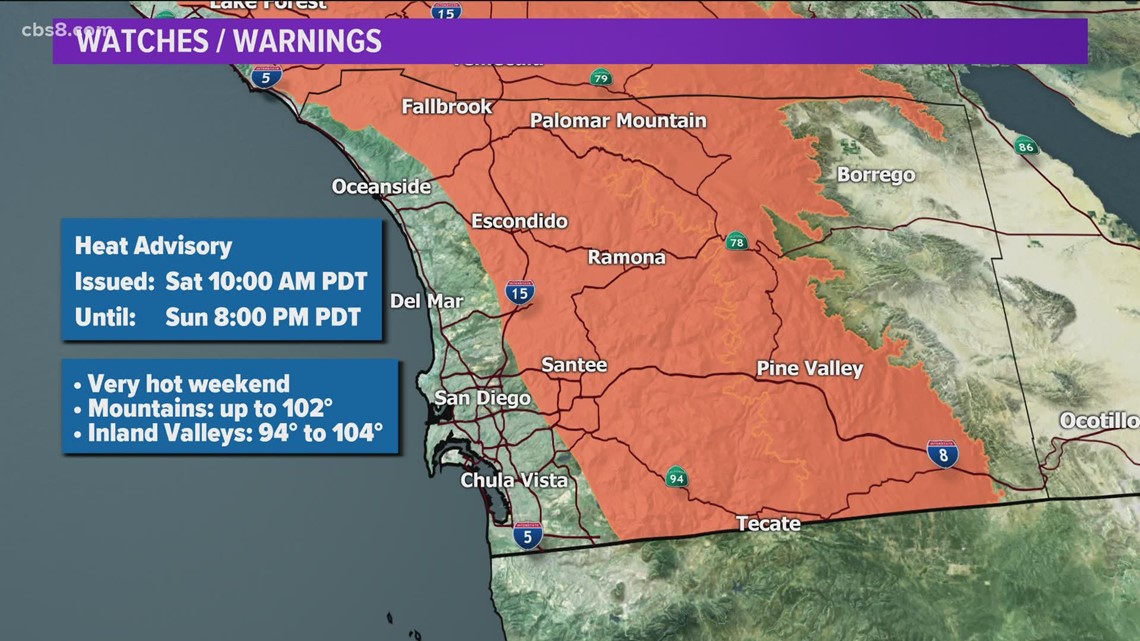 San Diego County Braces For Record-Breaking Heat, Cooldown Expected San Diego County Braces For Record-Breaking Heat, Cooldown Expected