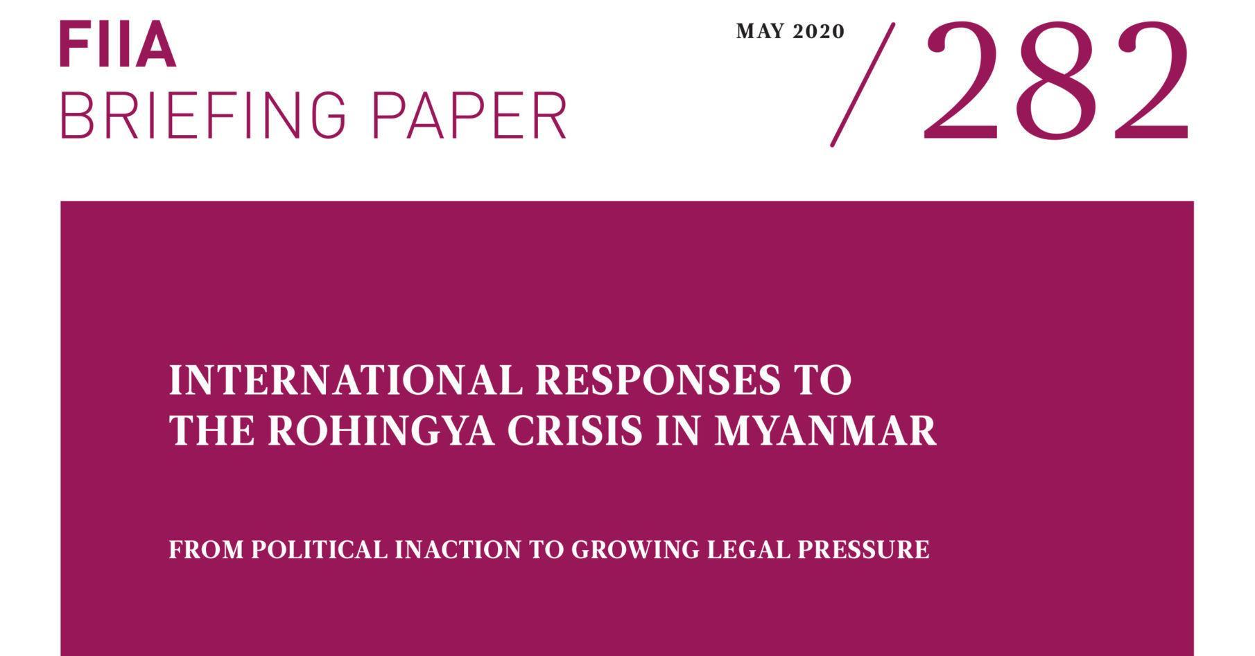 Sanctions, Silence, And Strategy: Examining UK And Australian Responses To The Myanmar Crisis Sanctions, Silence, And Strategy: Examining UK And Australian Responses To The Myanmar Crisis