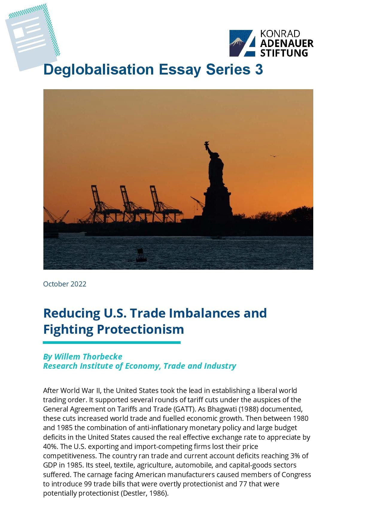 Shifting The Balance: Reducing U.S. Control Over Canada's Economy Shifting The Balance: Reducing U.S. Control Over Canada's Economy