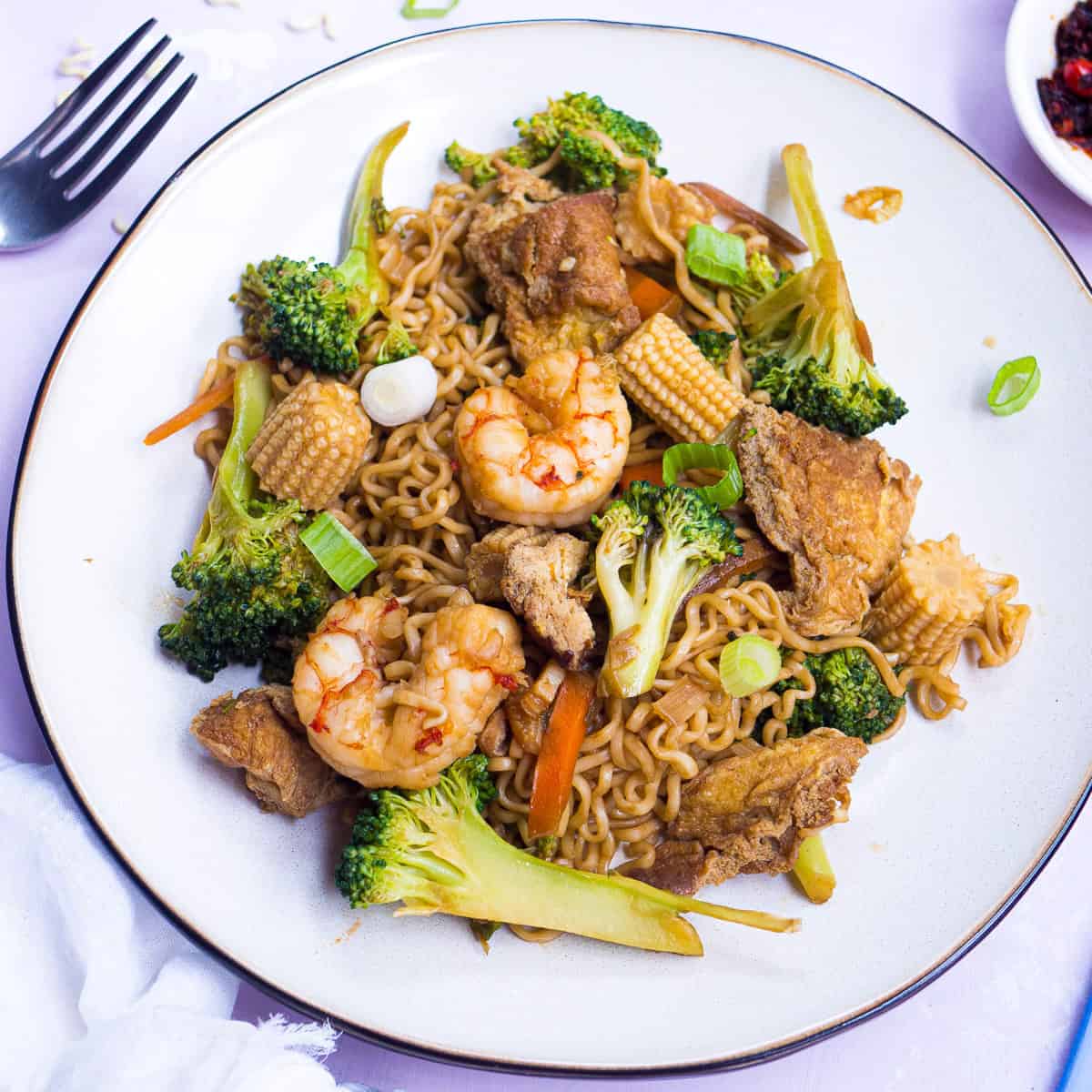 Shrimp Ramen Stir-Fry: A Flavorful Fusion Dish