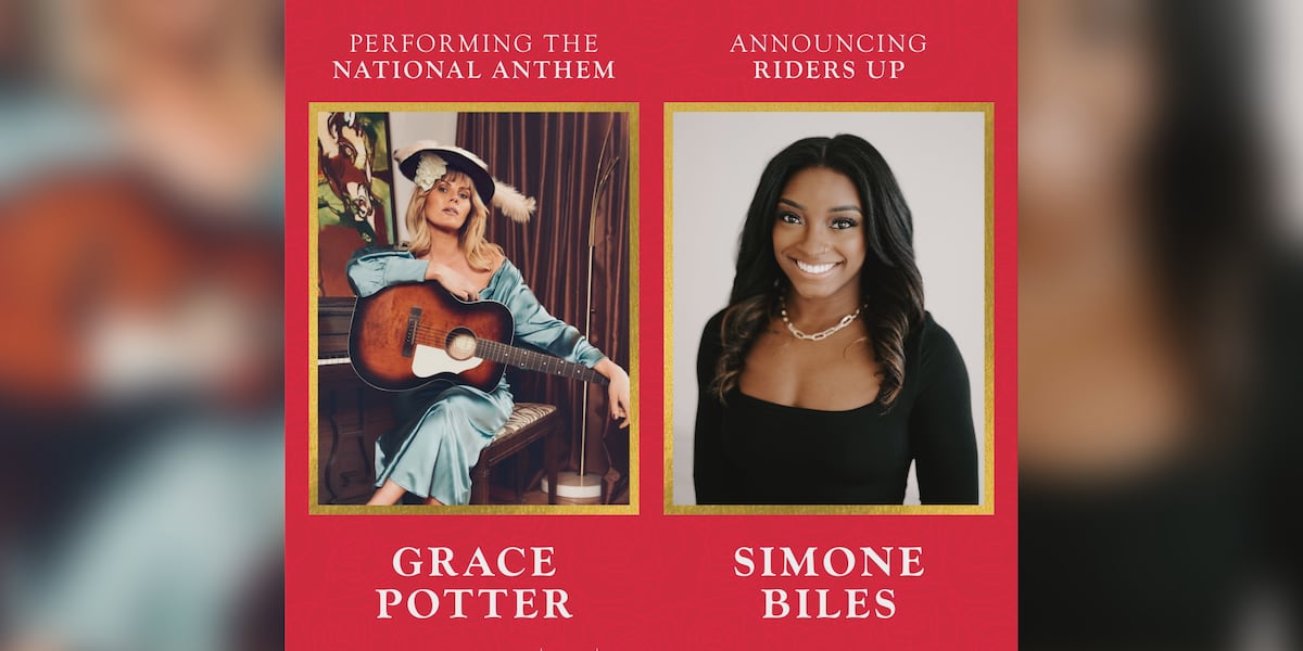 Simone Biles At The Kentucky Derby: Announcing The Riders Up! Simone Biles At The Kentucky Derby: Announcing The Riders Up!