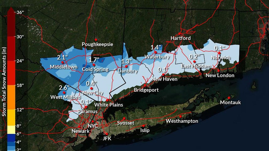 Spring Snow In NYC Suburbs: 1-2 Inches Expected Tomorrow Spring Snow In NYC Suburbs: 1-2 Inches Expected Tomorrow