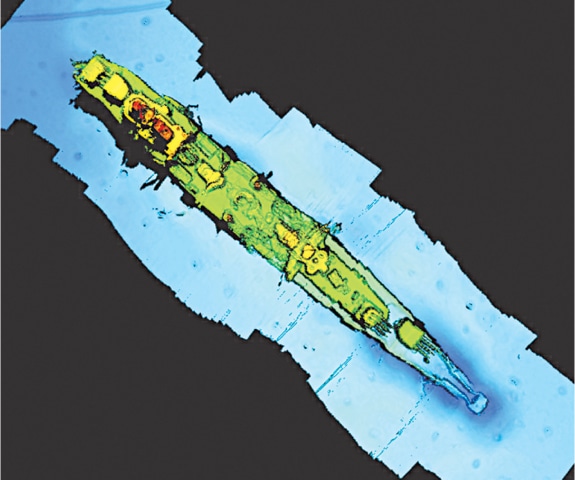 Sunken WWII Warship Reveals Preserved Car Sunken WWII Warship Reveals Preserved Car