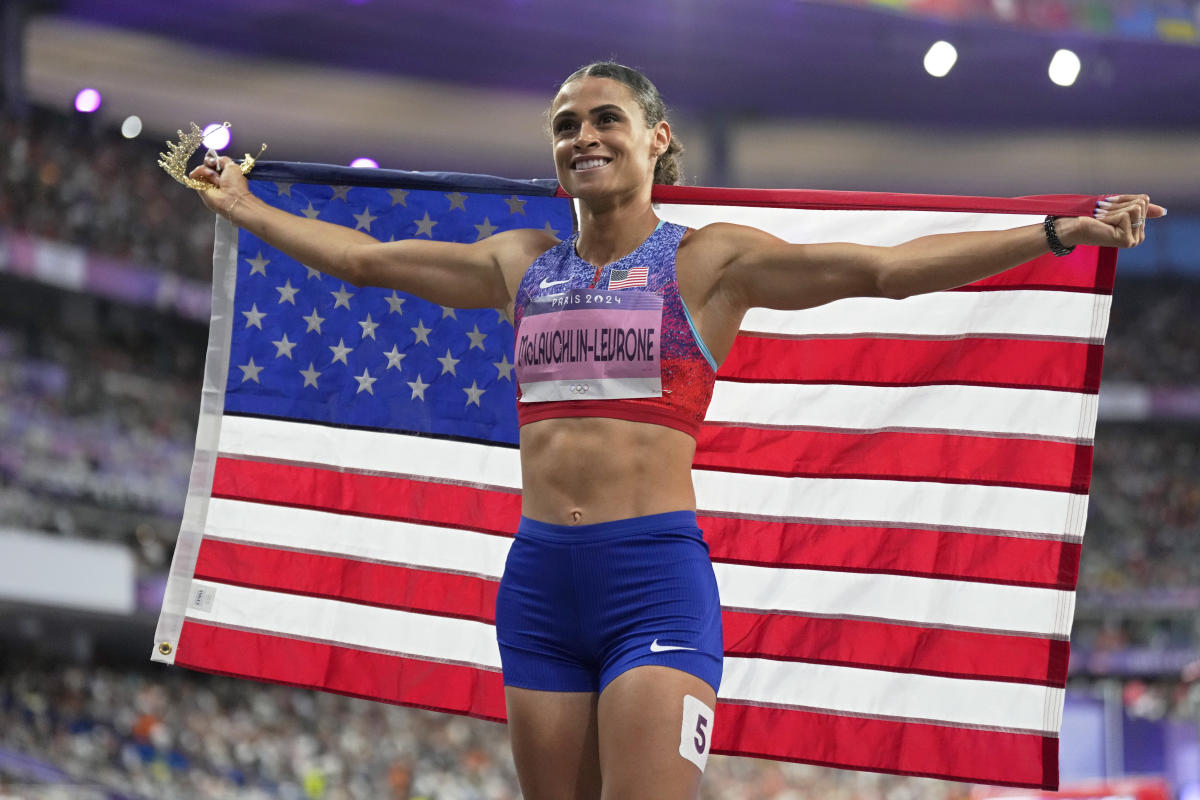 Sydney McLaughlin-Levrone Sets New 400m Hurdle World Lead At The Grand Slam Sydney McLaughlin-Levrone Sets New 400m Hurdle World Lead At The Grand Slam