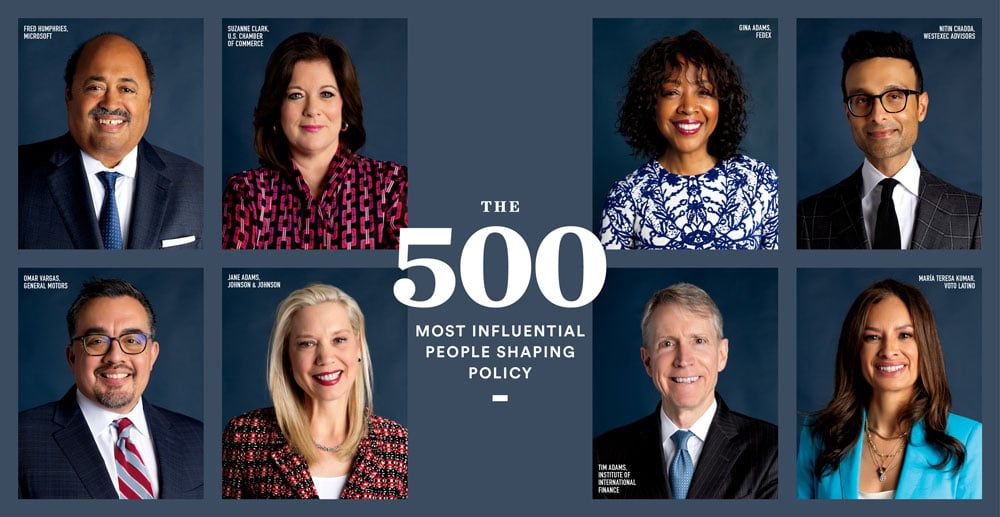 The 500 Most Influential People Shaping Washington DC In 2025 The 500 Most Influential People Shaping Washington DC In 2025