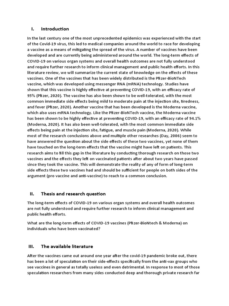 The Impact Of COVID-19 Vaccines On Long COVID Incidence The Impact Of COVID-19 Vaccines On Long COVID Incidence