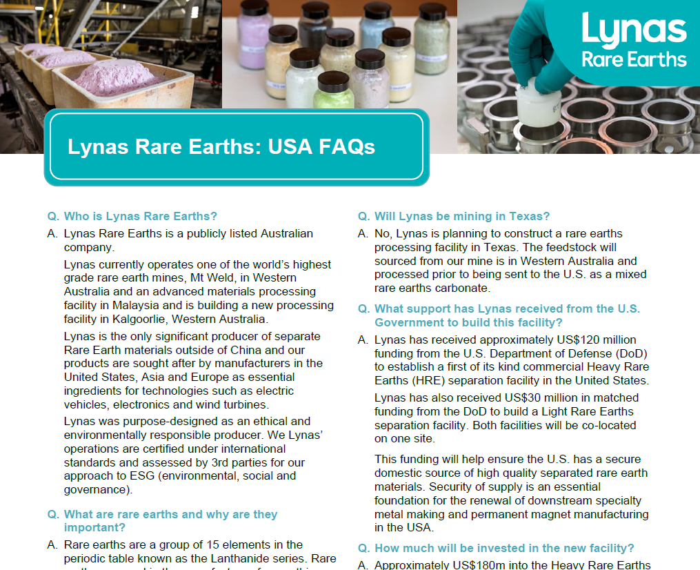 The Rise Of Lynas: Challenging China's Dominance In Heavy Rare Earths The Rise Of Lynas: Challenging China's Dominance In Heavy Rare Earths