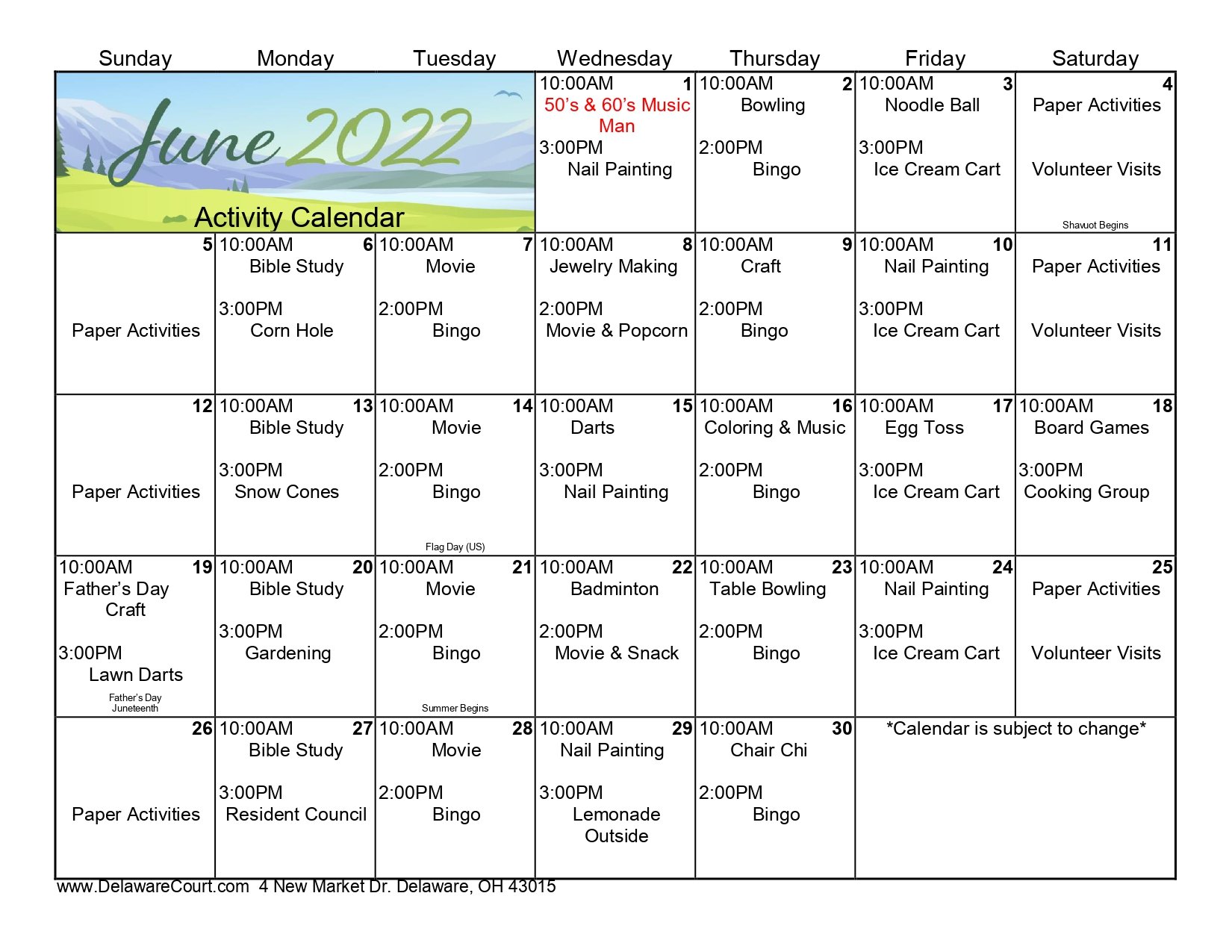 The Ultimate Senior Activities Calendar: Trips, Events & More The Ultimate Senior Activities Calendar: Trips, Events & More