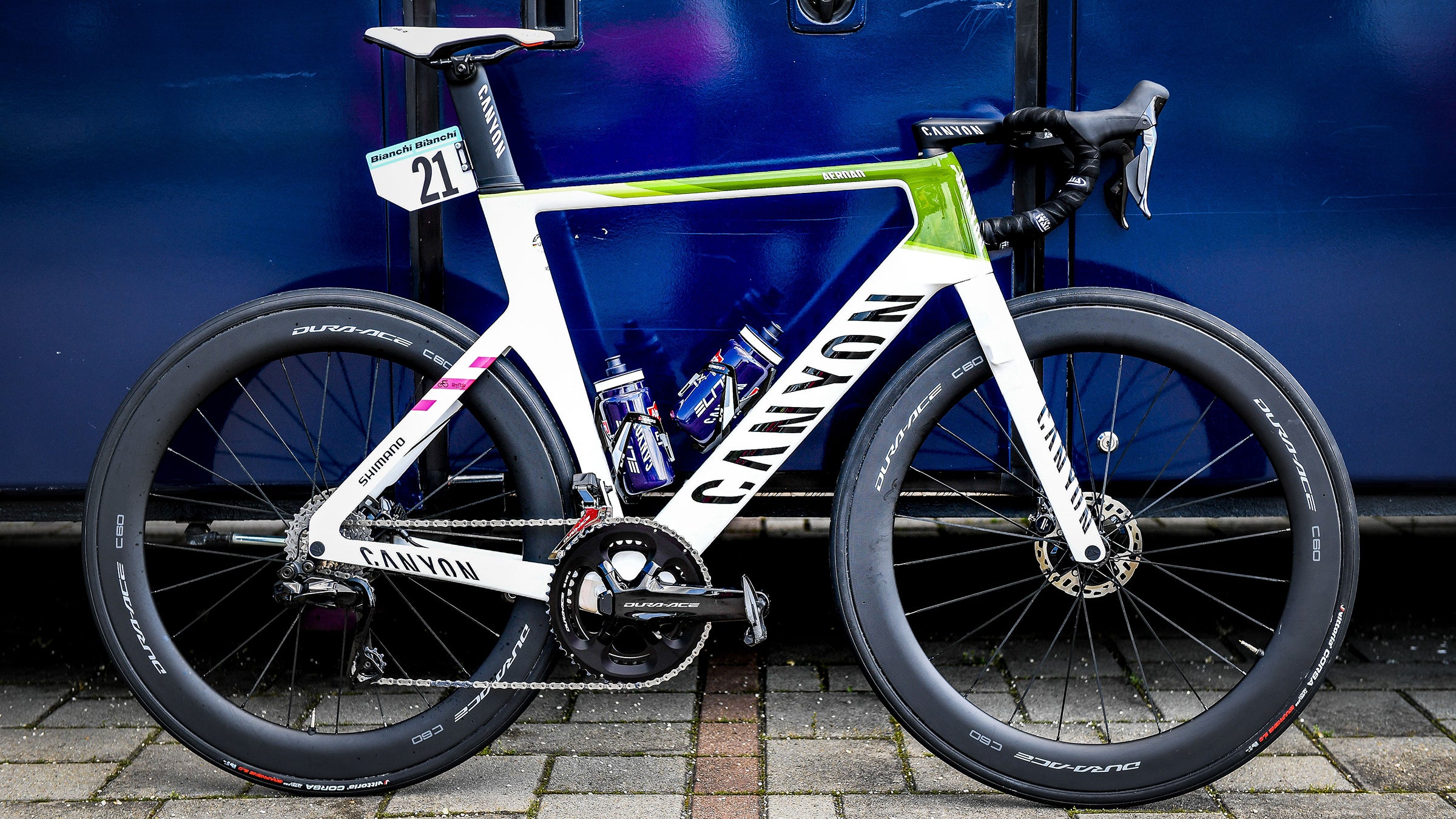 Tirreno-Adriatico 2024: Examining Mathieu Van Der Poel's Custom Canyon Aeroad