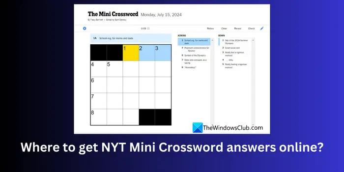 Today's NYT Mini Crossword Answers (March 15) Today's NYT Mini Crossword Answers (March 15)