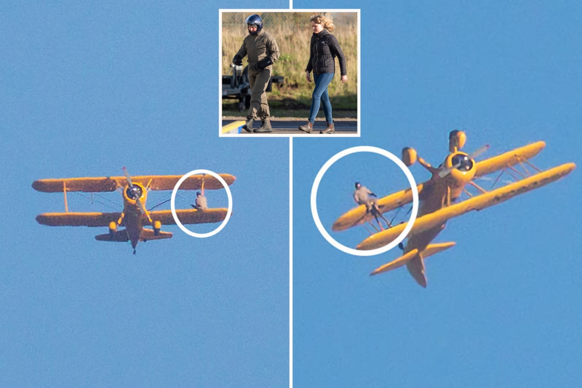 Tom Cruise's Death-Defying Mission: Impossible 8 Stunt: Hanging From A Biplane Tom Cruise's Death-Defying Mission: Impossible 8 Stunt: Hanging From A Biplane