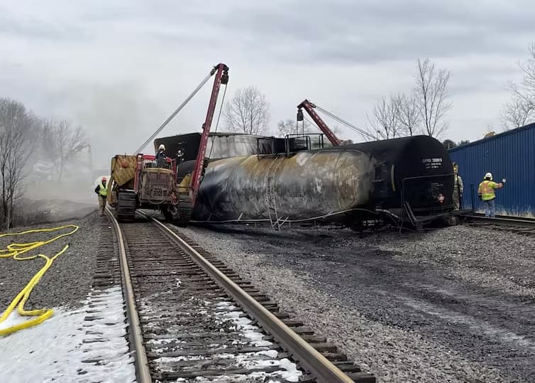Toxic Chemical Residue From Ohio Train Derailment: Prolonged Building Contamination Toxic Chemical Residue From Ohio Train Derailment: Prolonged Building Contamination