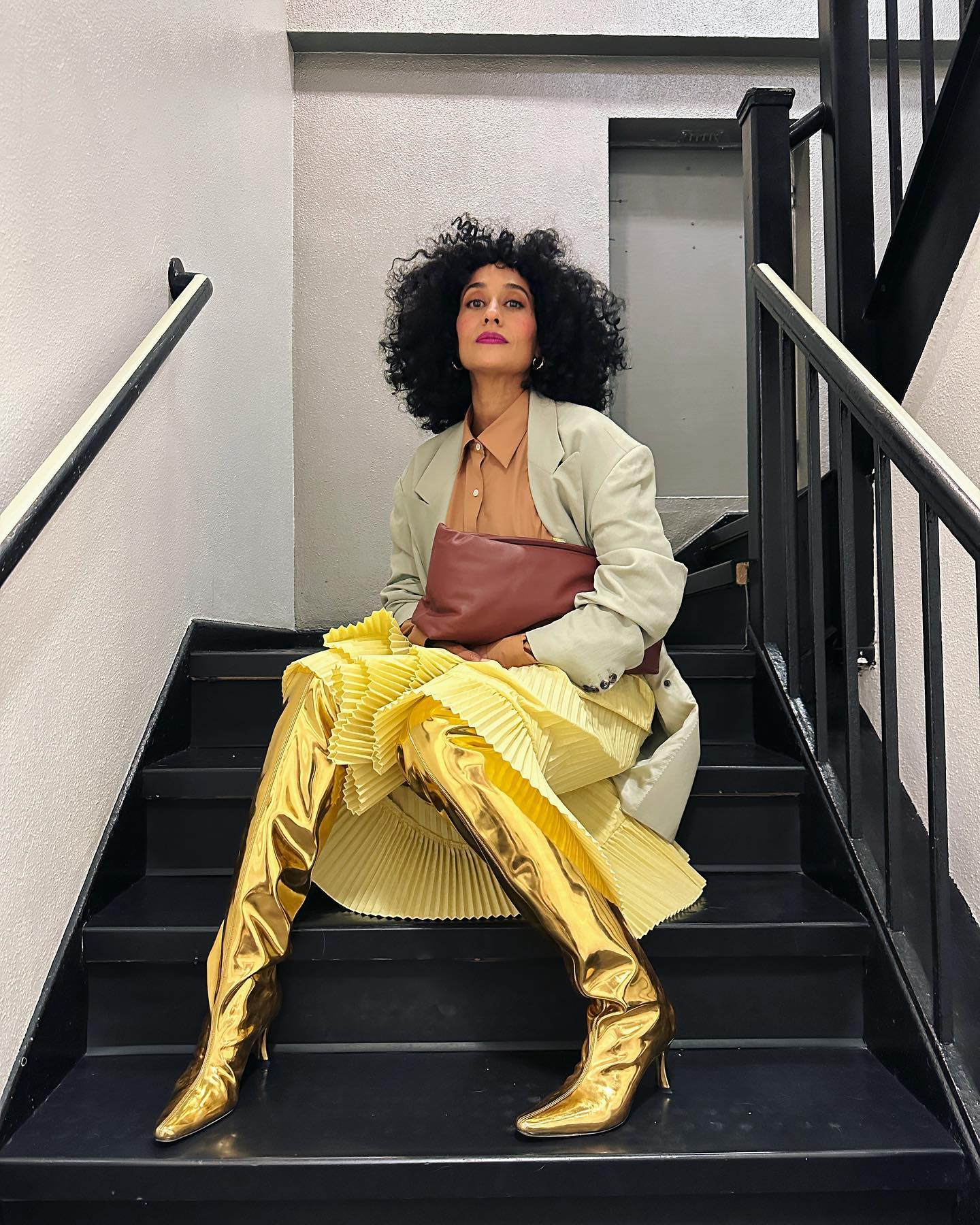 Tracee Ellis Ross's Runway Return: 30 Years Later For Marni Tracee Ellis Ross's Runway Return: 30 Years Later For Marni