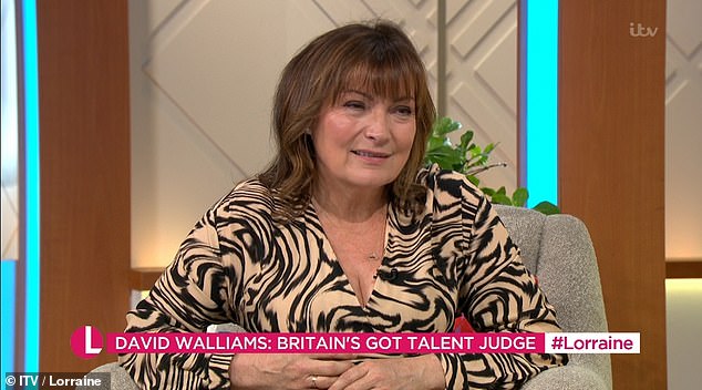 TV Host Lorraine Kelly Squirming After David Walliams' Remarks TV Host Lorraine Kelly Squirming After David Walliams' Remarks