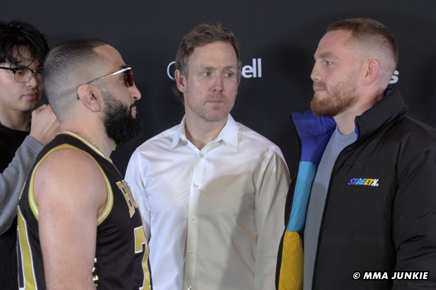 UFC 315 Press Conference: Belal Muhammad's Shove Of Jack Della Maddalena UFC 315 Press Conference: Belal Muhammad's Shove Of Jack Della Maddalena