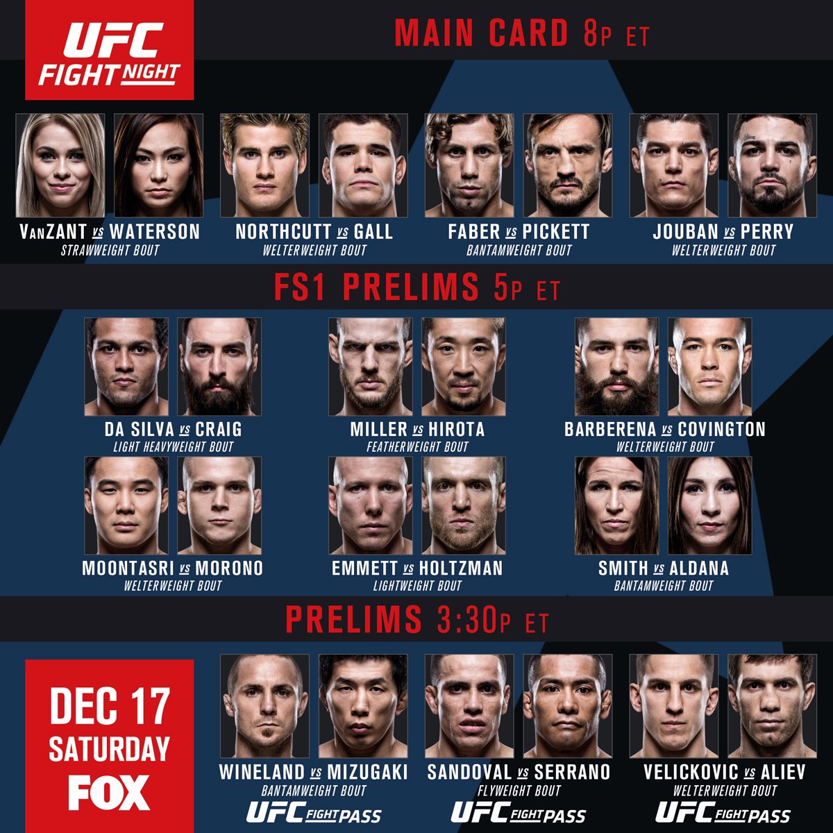 UFC Des Moines Event: Start Time For Tonight's Fights UFC Des Moines Event: Start Time For Tonight's Fights