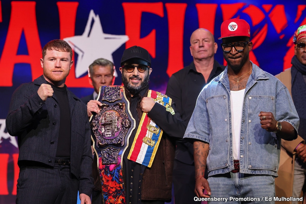 Undisputed Championship Showdown: Canelo And GGG Face Off In NYC Press Conference Undisputed Championship Showdown: Canelo And GGG Face Off In NYC Press Conference