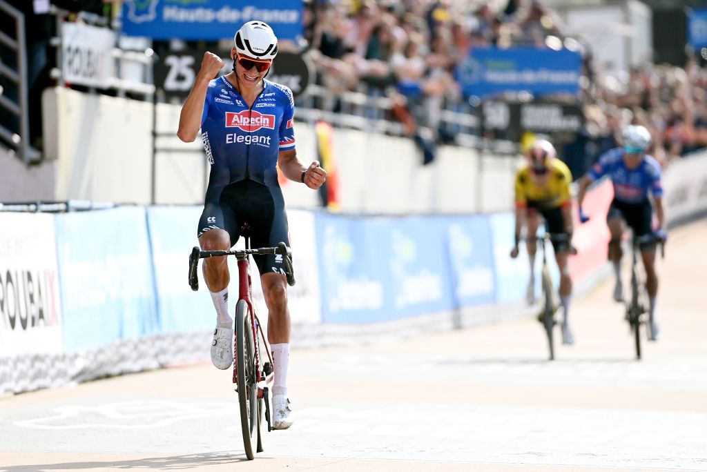 Van Der Poel Achieves Third Consecutive Paris-Roubaix Victory