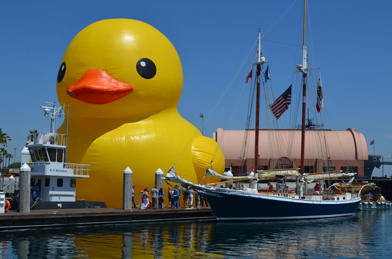 World's Largest Rubber Duck Arrives In Myrtle Beach With Important Message World's Largest Rubber Duck Arrives In Myrtle Beach With Important Message