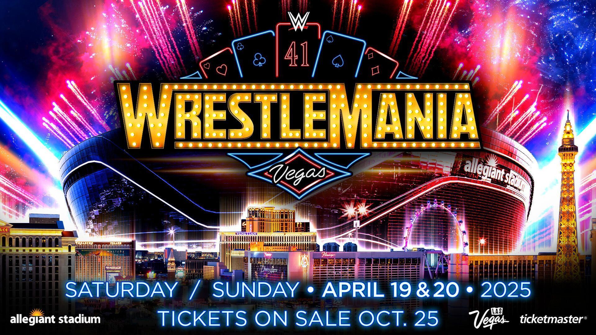 WWE WrestleMania 41: Memorial Day Weekend Ticket & Belt Sales Event WWE WrestleMania 41: Memorial Day Weekend Ticket & Belt Sales Event