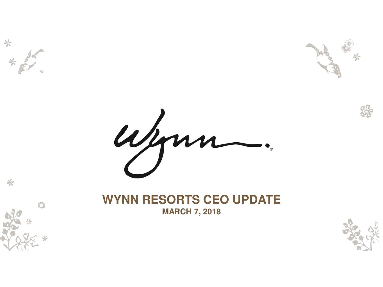 Wynn Casino Announces New Seafood Restaurant Wynn Casino Announces New Seafood Restaurant