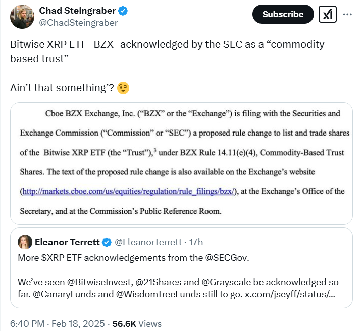 XRP News: SEC Classification - Commodity Or Security?