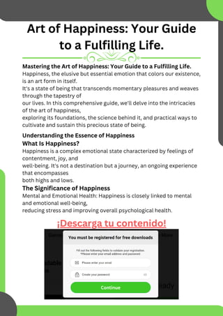 Your Good Life: Practical Steps To A Fulfilling Existence Your Good Life: Practical Steps To A Fulfilling Existence